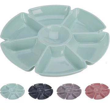 Excellent Houseware osztott snacktálka 29cm 3 színben 179652290