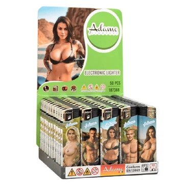 Elektromos öngyújtó slim sexy 50db 187388