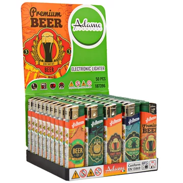 Elektromos öngyújtó slim sör 50db 1873966