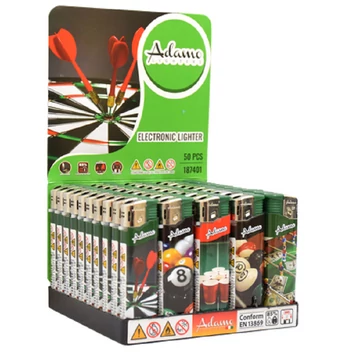 Elektromos öngyújtó slim kocsmasportok 50db 187401