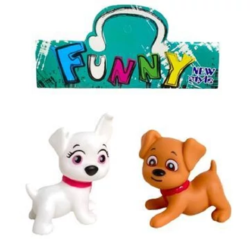 Csipogó állat kutya 2db két féle BB1927