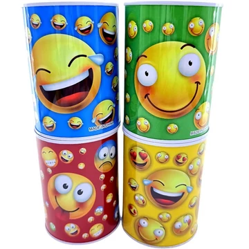 Smile mintás kicsi fémpersely többféle változatban 71861