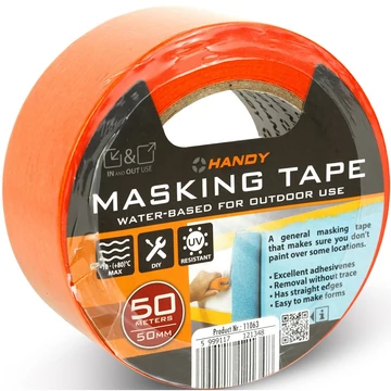 Handy vízbázisú kültéri festőszalag narancssárga színben 11063