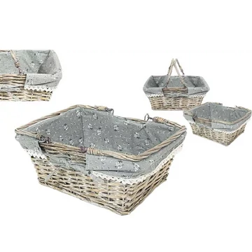 Kézi kosár szürke színben 35x27x15cm 68-96/gray