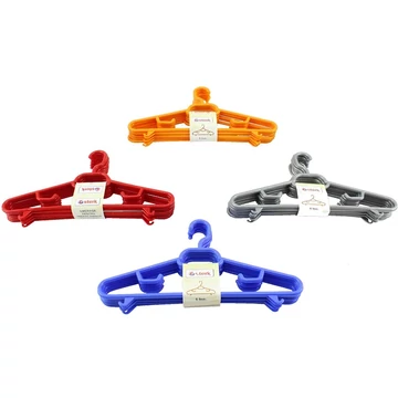 Sterk színes vállfa többféle színben 6db-os kiszerelésben