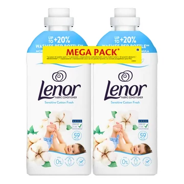 Lenor Öblítő Cotton Fresh 2x1239 ml