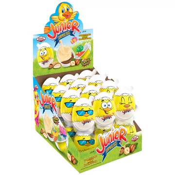 Junior csokitojás földimogyoró és tejes krémmel 15g