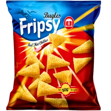 Frispy chilli ízű tölcsér snack 50g