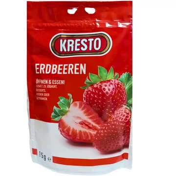 Kresto liofilizált - fagyasztva szárított eper 15g