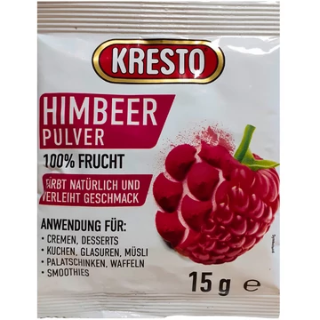 Kresto liofilizált - fagyasztva szárított málna por 15g