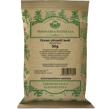 Herbária orvosi citromfű levél tea 50g