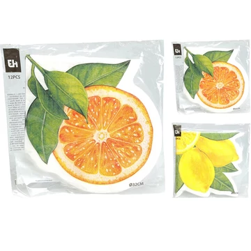 Nyári mintás szalvéta többféle változatban 32cm 602100050