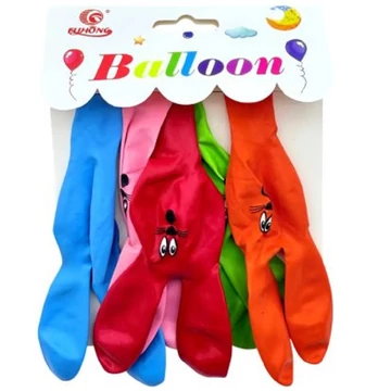 Nyulas party lufi 30cm 10db-os kiszerelésben 72836