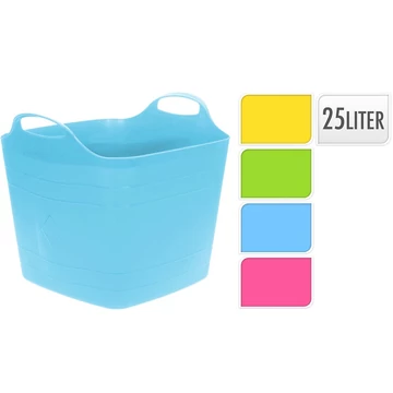 Flexibilis ruháskosár 25L 4 féle színben 042244240