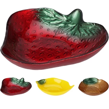 Gyümölcs alakú tányér 15 cm 3 féle 044400350