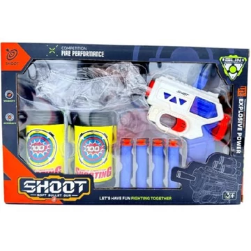 Játék szivacs kilövő pisztoly 47957