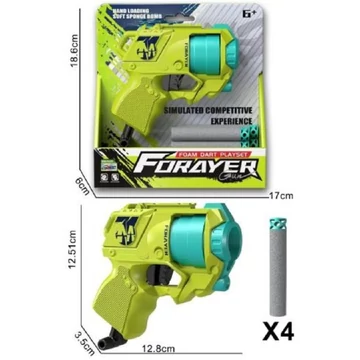 Játék szivacs kilövő pisztoly 47919