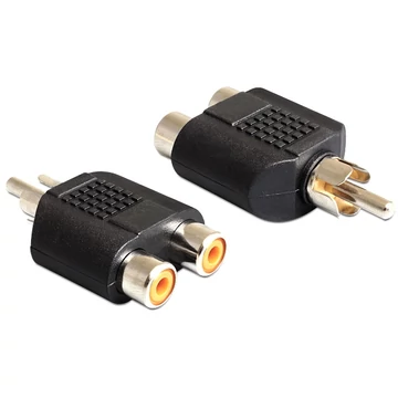 Delock 2 x RCA anya > 1 x RCA apa adapter