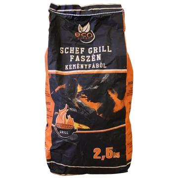 Grill faszén 2,5kg - csak egyedi szállítással vagy személyes átvétellel