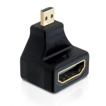 Delock Adapter magas sebességű HDMI - mikro D apa > A anya, elforgatott