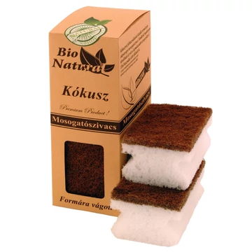 Mosogató szivacs bio kókusz form. 4db