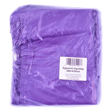 Eldobható polietilén (PE) táska 28x47 cm 3r 500 db 2,82kg