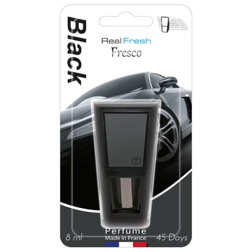 Real fresh autó illatosító 8ml fekete