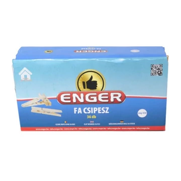 Ruha csipesz fa 36db