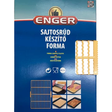 Sajtosrúd készítő forma műanyag 24x33cm