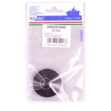 Szász lefolyó dugó karikával 50mm
