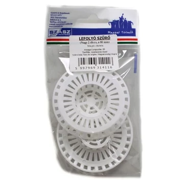 Szász lefolyó szűrő 2 db-os kiszerelésben 80 mm