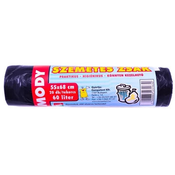 Mody szemeteszsák 60L 20 db-os kiszerelésben 55x68cm