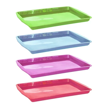 Csilla nagy méretű műanyag tálca többféle változatban 40x30cm