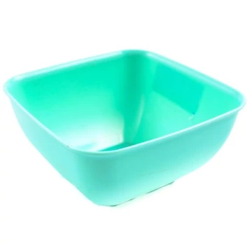 Műanyag szögletes tálka 0,5L 12x12cm