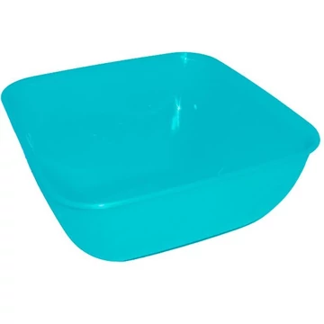 Műanyag szögletes tálka 2L