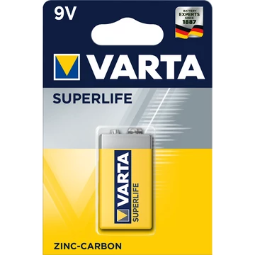Varta Superlife 6F22 9V elem - 1 db