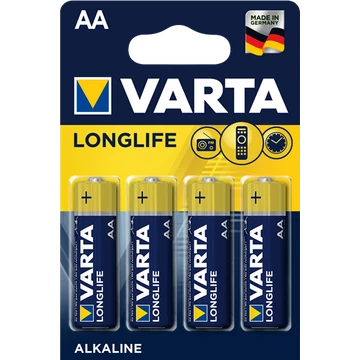 Varta AA LongLife elem 4db-os kiszerelésben LR6