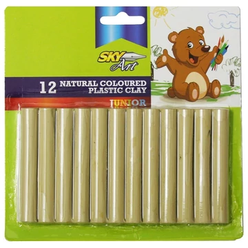 Sky natúr színű gyurma 12 db-os kiszerelésben PC12N