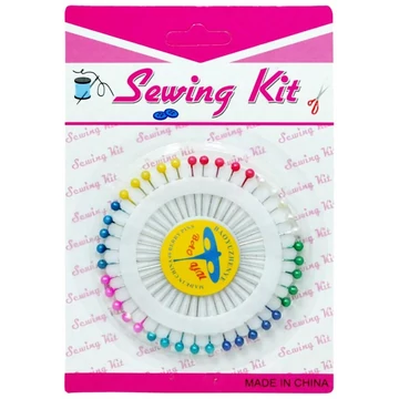 Színes fejű gombostű készlet