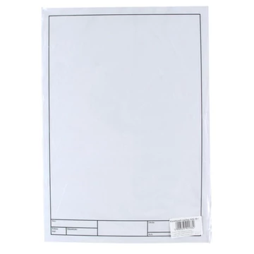 Műszaki rajzlap, keretes, A4 (10lap/csom)