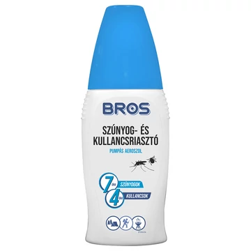 Bros szúnyog- és kullancsriasztó 100ml pumpás