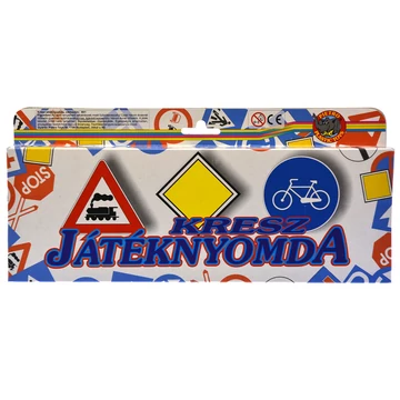 Kresz játéknyomda 18db