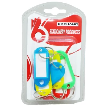 Kulcstartó biléta műanyag 6db 71292