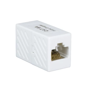 Logilink Cat.6A RJ45 Inline Coupler UTP, mini type, white