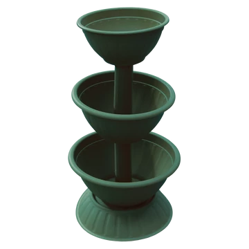 Virágpiramis közepes zöld