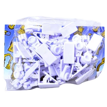 Műanyag görgős függönycsipesz