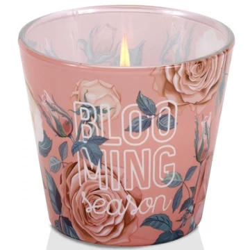 Poharas illatgyertya rózsa 115G 054751