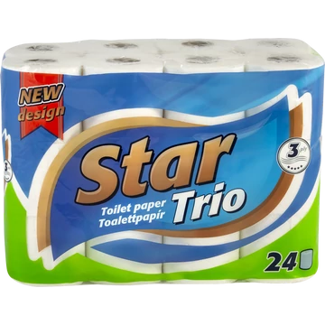 Star Trio WC papír 24 tekercses 3 rétegű