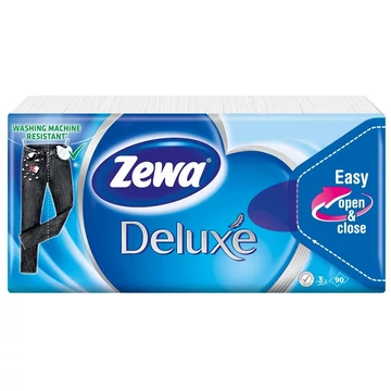 Zewa deluxe papírzsebkendő normál 90db