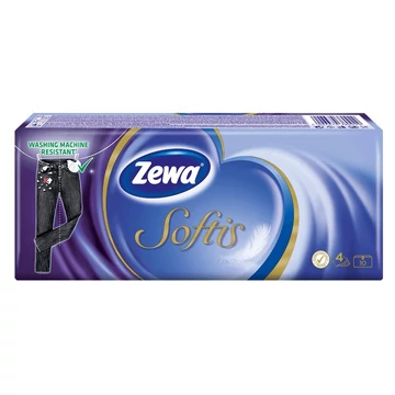 Zewa Softis papírzsebkendő normál 10x9db
